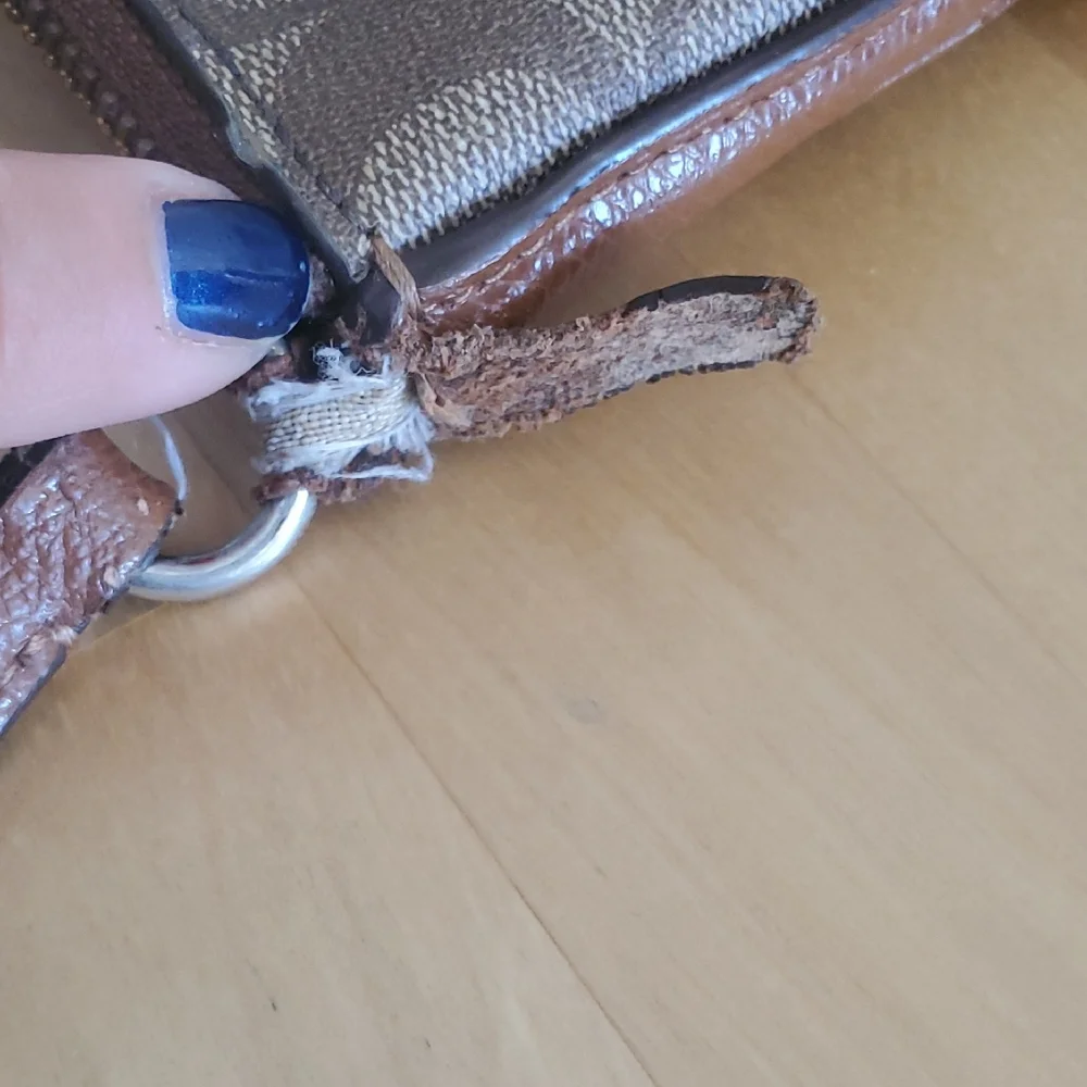 Coach Brown Monogram Canvas Crossbody/Shoulder Bag Project DIY Repair - Picture 8 of 15